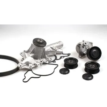 Vodní pumpa + klínový žebrový řemen HEPU PK01390