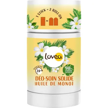 LOVEA Déo-Soin Solide Huile de Monoï Tuhý deodorant 50 g