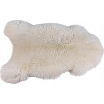 Koberec Ovčí kůže přírodní 90 cm bílá