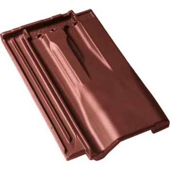 Střešní krytina Taška odvětrávací BMI BRAMAC Granát 13 glazura – červenohnědá