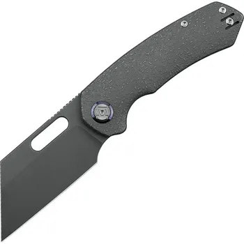 kapesní nůž Kunwu Primo Stonewashed VANCRON Raindrop TC4 Titanová rukojeť K710T-R1S