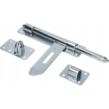 Visací zámek Závora na bránu MK-Metal, galvanicky pozink, 270x45 mm, s okem pro visací zámek