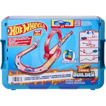 autíčko Hot Wheels TRACK BUILDER OHNIVÁ DRÁHA