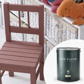 Speciální výtvarná barva Little Greene Barva na nábytek - Matná - 5L - Intelligent Eggshell Vyberte odstín:: Silent White Deep (331)