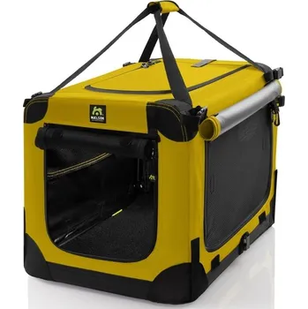 přepravka pro zvíře Maelson skládací přepravka černo/žlutá 72 cm + Doprava zdarma