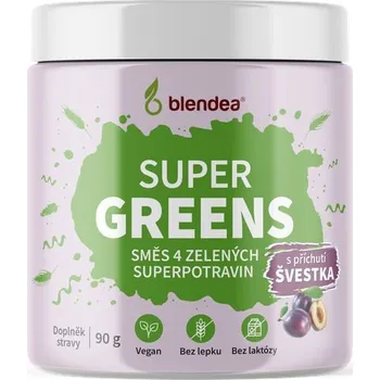 Přírodní produkt Blendea Super Greens švestka 90 g