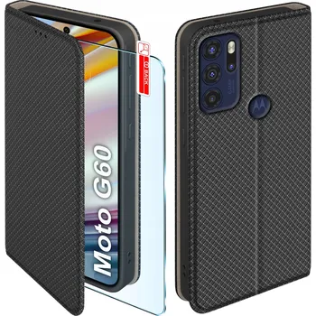 Pouzdro na mobilní telefon Flipové pouzdro KrainaGSM pro Motorola Moto G60 černé