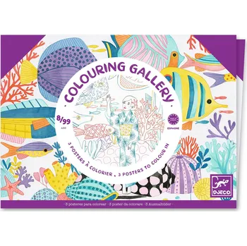 kreativní sada DJECO Omalovánková galerie Japonsko