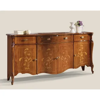 Organizace kuchyně Luxusní zámecký příborník Rose 197cm z masivu Provedení: Noce, Ciliegio