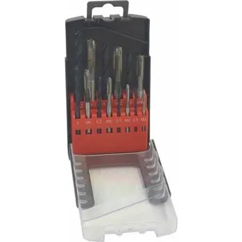 Ruční nářadí NÁSTROJE CZ sada vrtáků a závitníků M3-M12, ČSN 221121, PN8 přímá drážka SV1121RNHSS-14PA