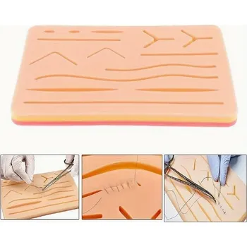 Chirurgická jehla Silikonová cvičná imitace lidské kůže pro trénink chirurgického šití