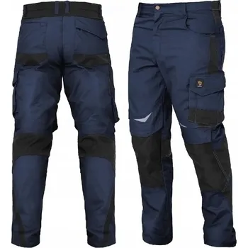 Pánské kalhoty PRACOVNÍ KALHOTY DO PASU PROCERA HELICON ŠEDÉ RIP STOP REFLEXNÍ BOJOVKY VELIKOST 58