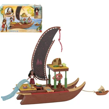 Panenka Mattel GARLAND SMALL DOLL VAIANA TRANSFORMING BOAT