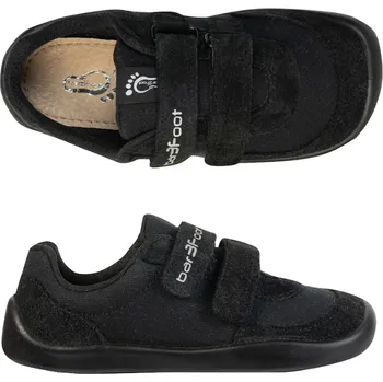 Chlapecké tenisky Tenisky plátěnky 3F OHIO 3BS26/99 bar3foot super flexi černé barefoot velikost: 27