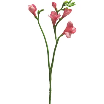umělá květina Innovative Frezie Floramunda růžová 65cm, květinová dekorace