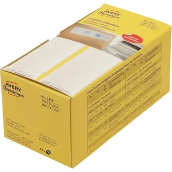 Samolepící etiketa AVERY ZWECKFORM Samolepící etikety frankovací, jednoduché, bílé - 3432