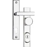 ROSTEX kování bezpečnostní R1/90mm, klika-koule, bez vložky Cr-nerez 496056