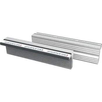 Truhlářská svěrka SCANGRIP vložky čelistí do svěráku MAGNEFIX N - Al rovné , Al 125mm 06.0125