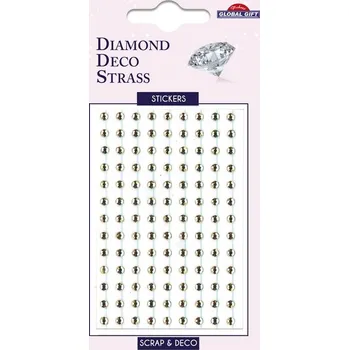 Výtvarná sada Kamínky DDS 160004 Gold strass