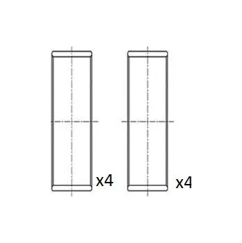 Ojnice Ojniční ložisko FAI AutoParts BB2067-050