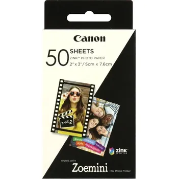 Fotopapír Canon ZINK Photo Paper, ZINK, foto papír, bez okrajů typ lesklý, Zero Ink typ 3215C002, bí