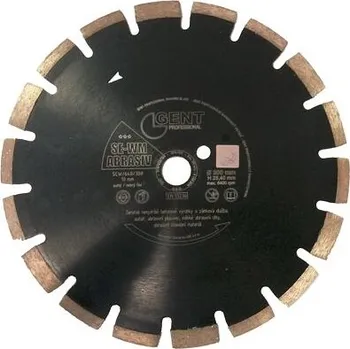 Řezný kotouč GENT diamantový kotouč 350/10mm SE-WM abrasiv SCW/640/350/25,4 nevyzrálý beton, asfalt, pískovec