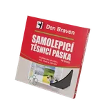 DEN BRAVEN samolepící těsnící páska do oken a dveří, 9*2mm/20m bílá, B0001RL