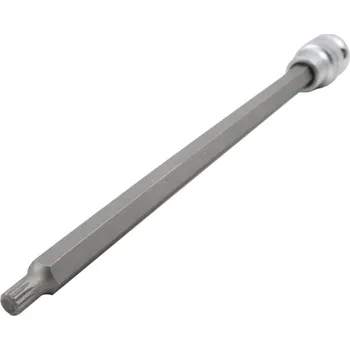 Gola hlavice Zástrčné hlavice XZN (Spline), 1/2", prodloužené - 250 mm, různé velikosti - QUATROS, Velikost: M10