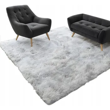 Koberec Obdélníkový Koberec Dywany Chemex, vícebarevný chlupatý koberec shaggy 200x140 cm