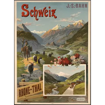 Obraz Plakat Podróżniczy Podróże Vintage bez rámu 29,7 x 42 cm