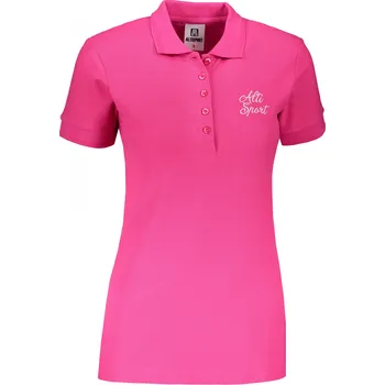 Dámské tričko Dámské triko s límečkem ALTISPORT ALW056210 PURPUROVÁ M