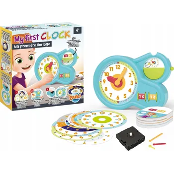 Hodiny Hodiny pro výuku času Buki My First Clock modré