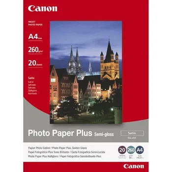 Foto Canon Photo Paper Plus Semi-Glossy, SG-201, foto papír, pololesklý, saténový typ 1686B018,