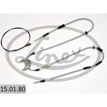 Lanko parkovací brzdy Tažné lanko, parkovací brzda LINEX 15.01.80