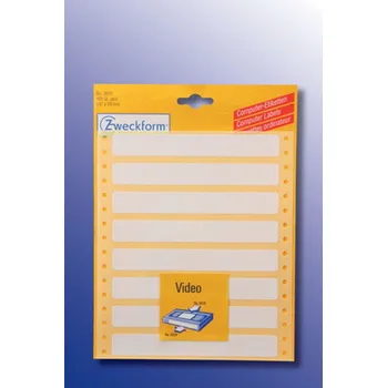 Speciální papír AVERY ZWECKFORM Etikety video 147x19mm