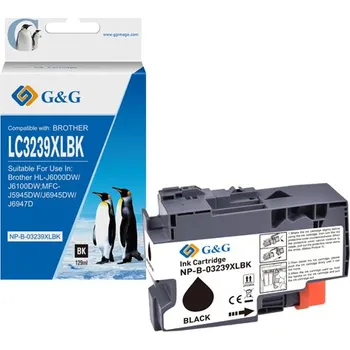 G&G kompatibilní ink s LC-3239XLBK, NP-B-03239XLBK, black, 6000str.