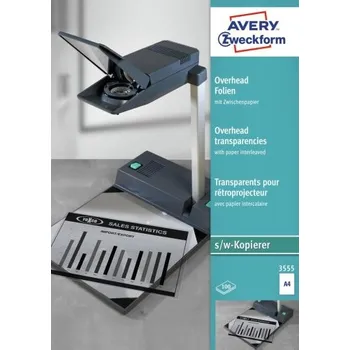 Papír AVERY Fólie pro zpětné projektory