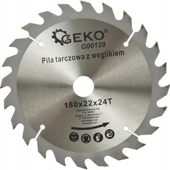 Řezný kotouč Kotouč na řezání dřeva Geko G00129 180 x 22 mm