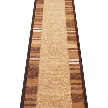 Koberec Kusový koberec GENEVE hnědá 67 x 250 cm