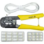 kleště konektorové krimpovací RJ11/RJ12/RJ45 + konektory set 45503