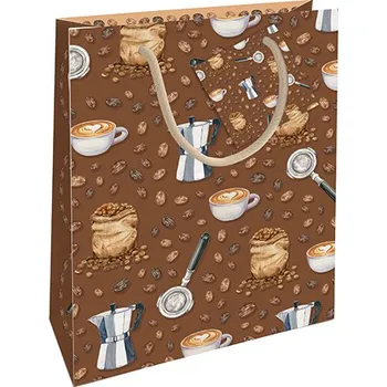 Dárková taška Dárková taška střední Kavárna