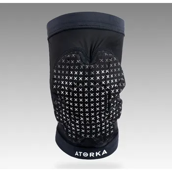 Chránič nohou KIPSTA Házenkářský chránič HKP500 černo-bílý 3 BÍLÁ|ČERNÁ|ŠEDÁ