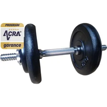 ACRA Jednoruční nakládací činka - 15 kg