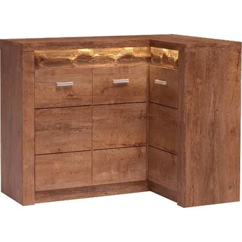 Komoda Komoda rohová pravá jasan světlý INDIANAPOLIS I15