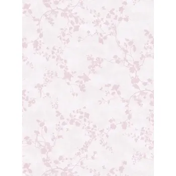 Tapeta TAPETA Drobné RŮŽOVÉ VĚTVIČKY S KVÍTKY NA SVĚTLÉM POZADÍ