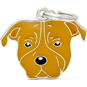 psí známka BROWN AMERICAN STAFFORDSHIRE TERRIER