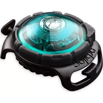 Obojek pro psa Orbiloc Turquoise LED světlo na obojek a postroj