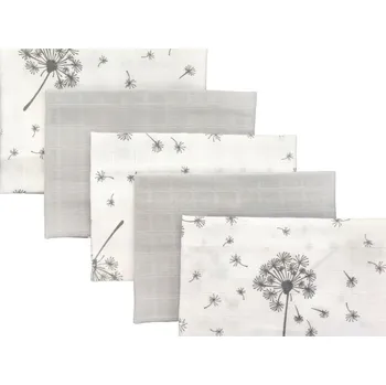 Plena Mušelínové pleny 38x38cm Ega Kids Mini 5ks Barva: Dandelion