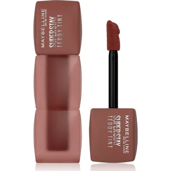 Přípravek na rty MAYBELLINE NEW YORK SuperStay Teddy Tint dlouhotrvající rtěnka s matným efektem odstín 20 Mascara Tear 5 ml