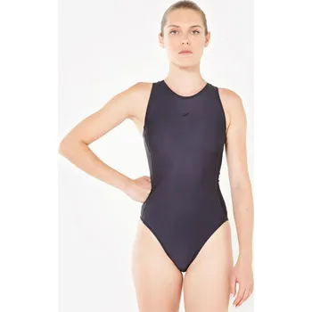 Dámské plavky DECATHLON Dámské jednodílné plavky na vodní pólo 500 M ČERNÁ